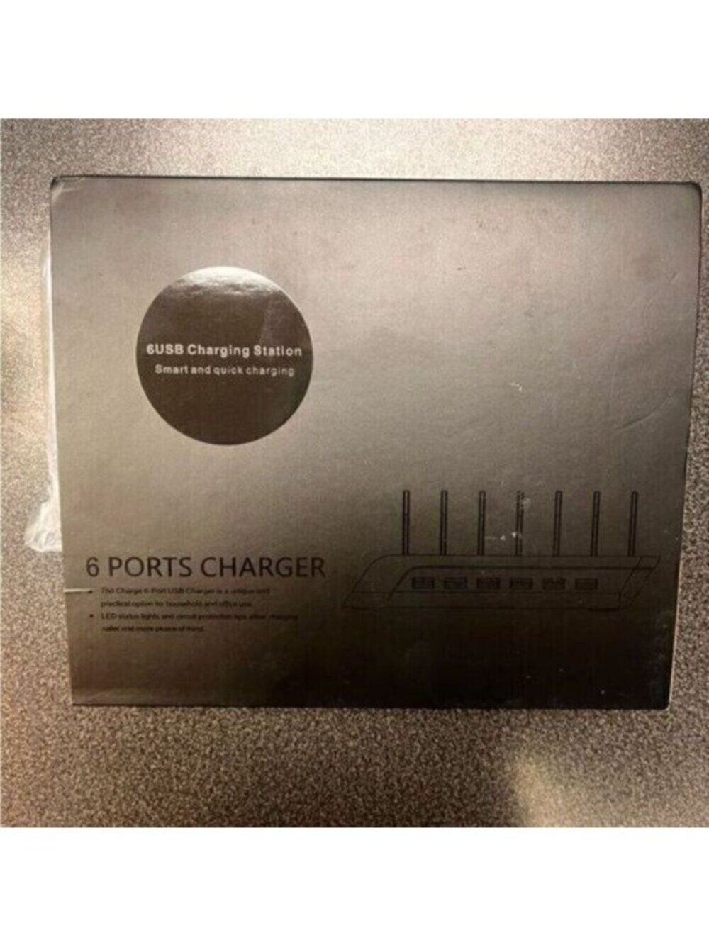 6 Port Charging Station